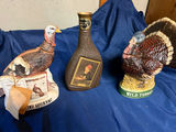 Turkey-themed decanter and figurines set - thumbnail 2 of 2
