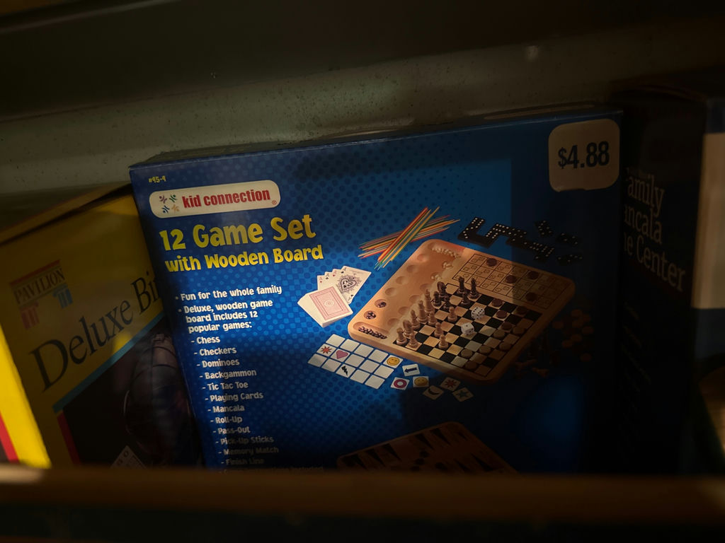 Vintage board games and Crayola chalk tin - image 2 of 3