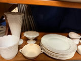 White ceramic dinnerware and decorative pieces - thumbnail 1 of 4