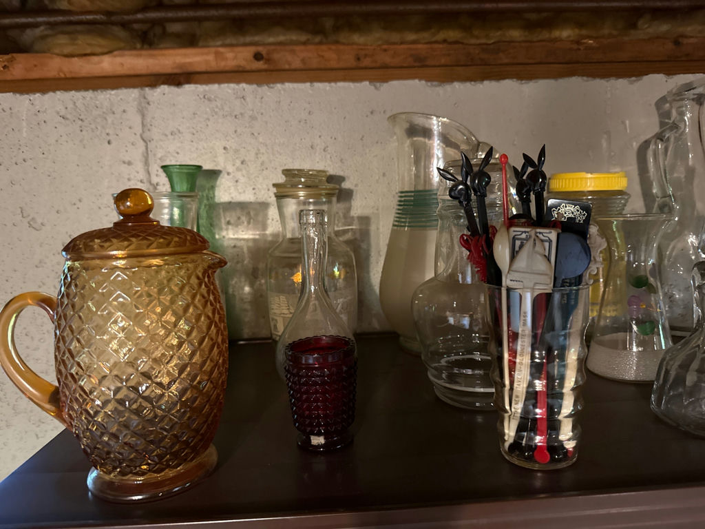 Assorted Glass Bottles, Decanters and Jars - image 1 of 4
