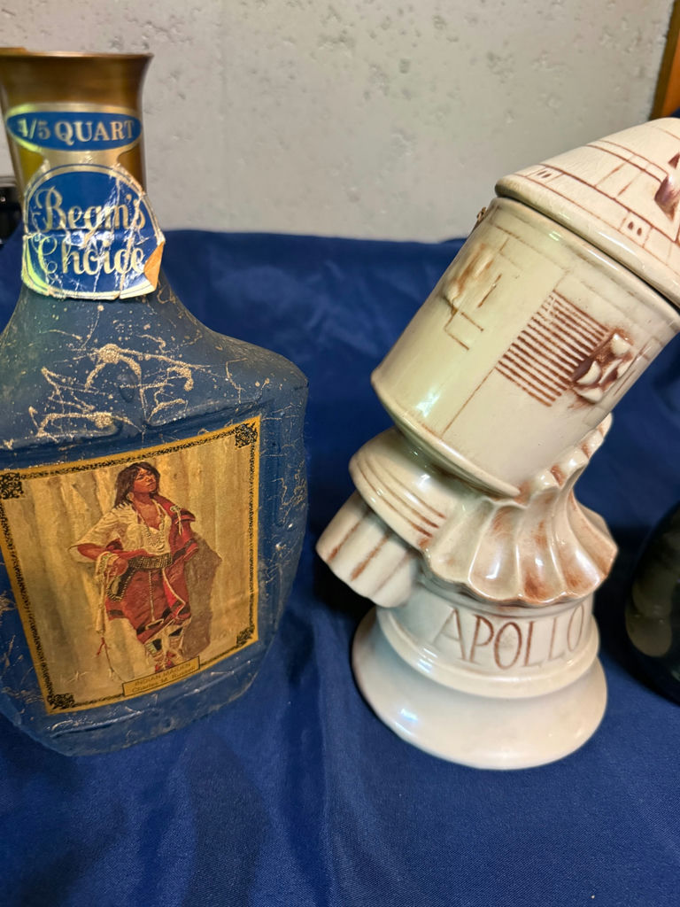 Assorted Vintage Bottles and Ceramic Decanters - image 1 of 5