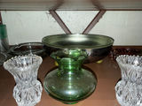 Assorted glassware including vases, bowls, and plates - thumbnail 2 of 4