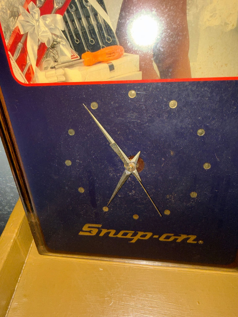 Vintage Snap-on Advertising Wall Clock - image 2 of 2