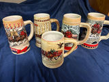 Budweiser Collectible Clydesdale Collectible Steins Set - thumbnail 1 of 4