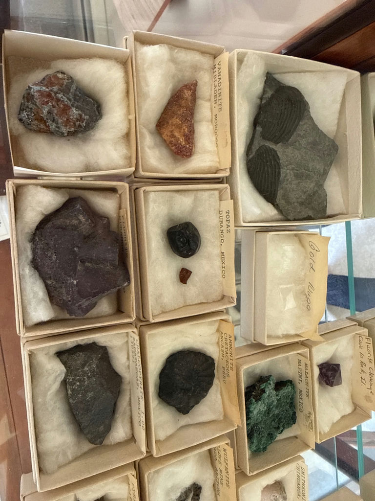 Mineral and Crystal Specimens in Display Boxes - image 2 of 4