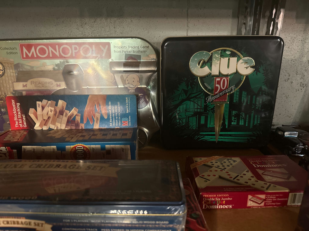 Assorted metal tin board games and game sets - image 2 of 3