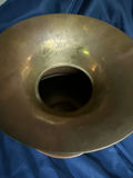 Vintage copper spittoon with flared top - thumbnail 2 of 2