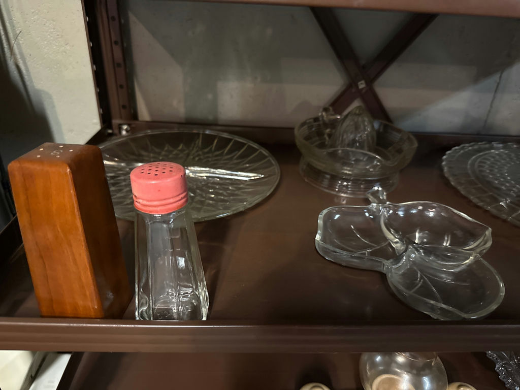 Glassware and Wooden Blocks - image 1 of 3