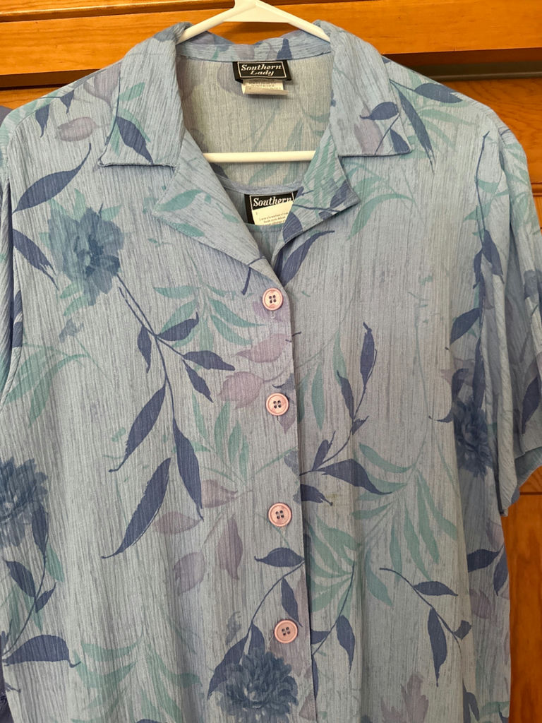 Two blue Southern Lady women's outfits - image 3 of 3