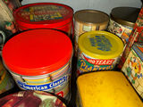 Assorted vintage metal tins and novelty containers - thumbnail 7 of 7