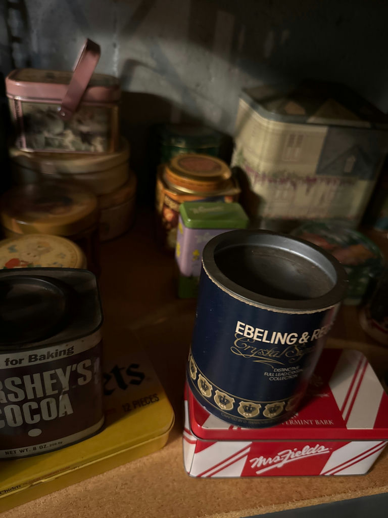 Assorted vintage metal tins and cookie tins - image 3 of 3