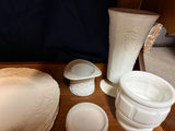 White ceramic dinnerware and decorative pieces - thumbnail 3 of 4