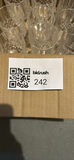 Clear Faceted Glass Tumblers - thumbnail 3 of 3