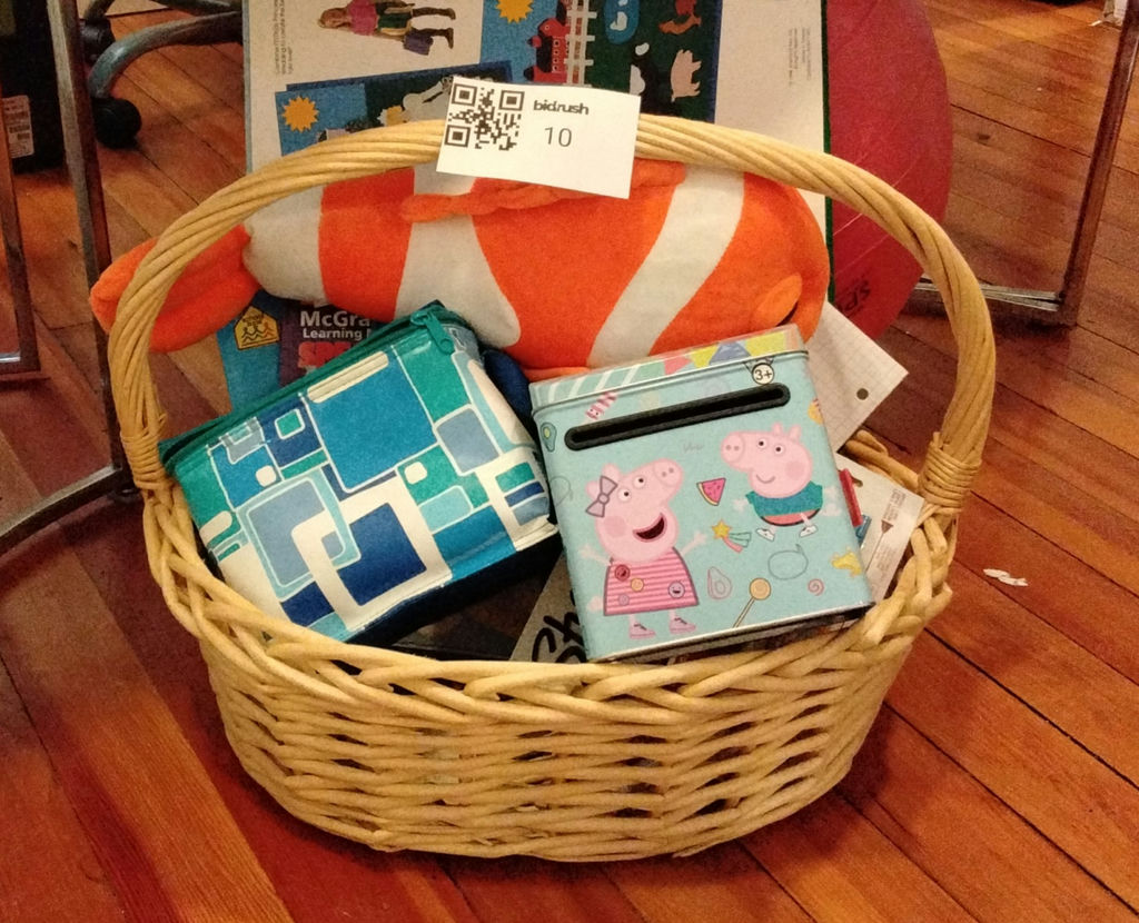 Basket of children's school supplies and Nemo - image 1 of 10