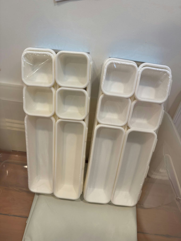 Window panels, Boll & Branch bedding textiles, and storage organizers - image 2 of 9