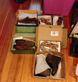 Assorted brown footwear in shoeboxes - thumbnail 2 of 7