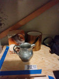 Armetale metal pitcher with country-themed boxed set - thumbnail 1 of 5