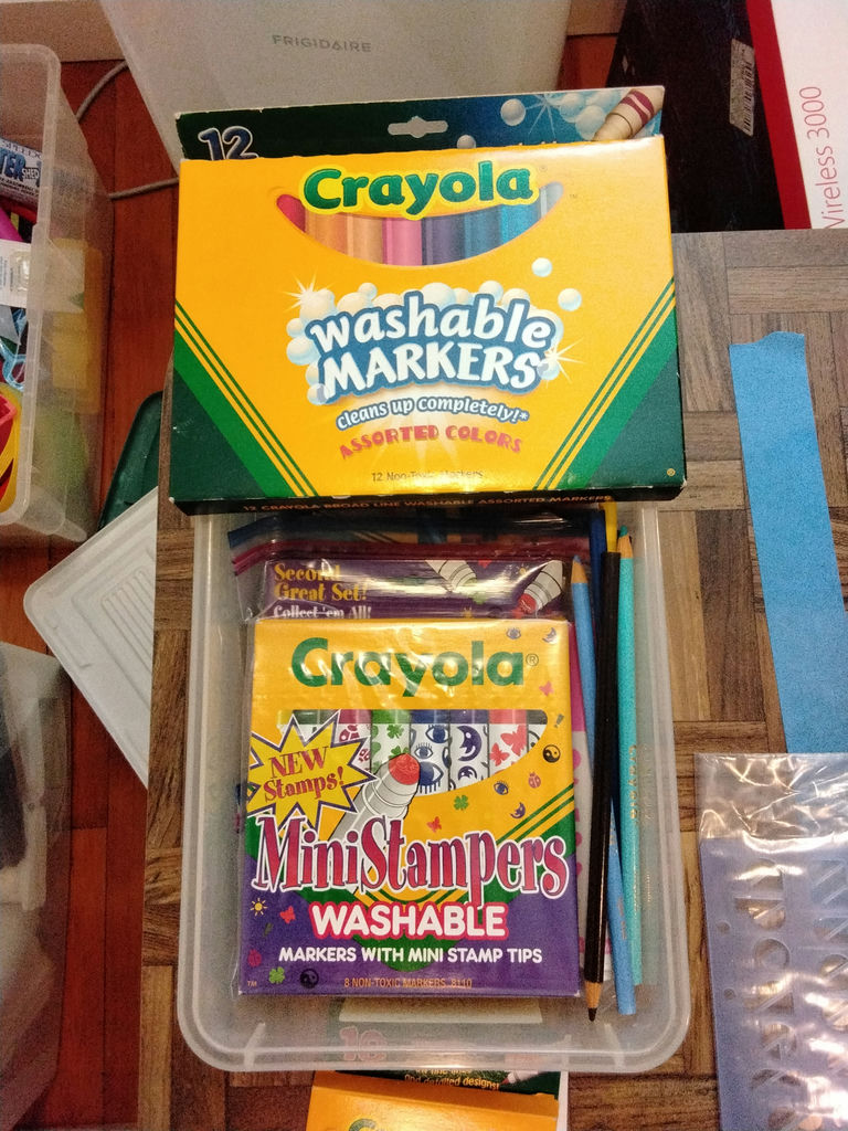 Crayola Art Supplies in Plastic Bins - image 1 of 3