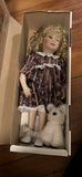 Porcelain collectible dolls with accessories - thumbnail 7 of 7