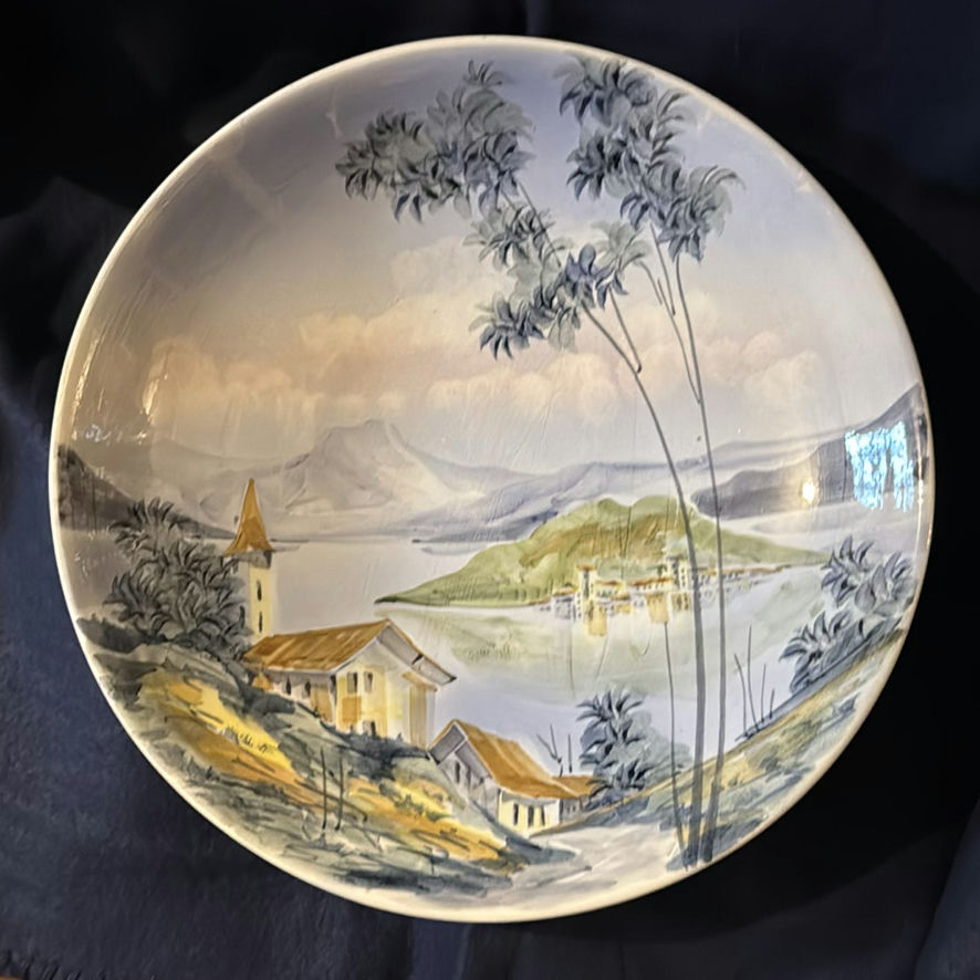Vintage Italian Made Decorative Plate & Waechtersbach Plates (2) - image 1 of 5