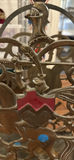 Ornate heraldic cast-iron decorative stand - thumbnail 3 of 5