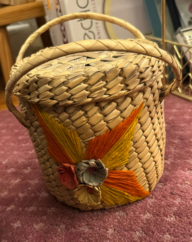 Assorted Craft Supplies and Woven Baskets - image 5 of 6