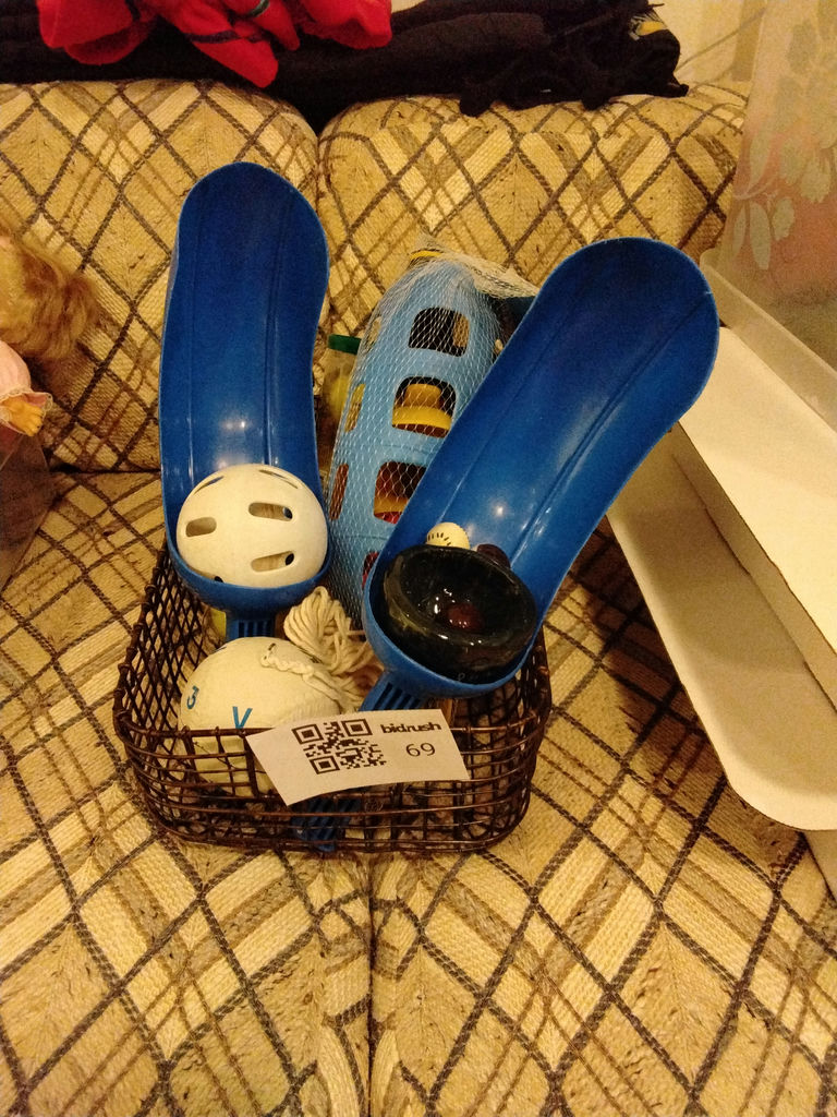 Basket of Sporting Equipment - image 1 of 3
