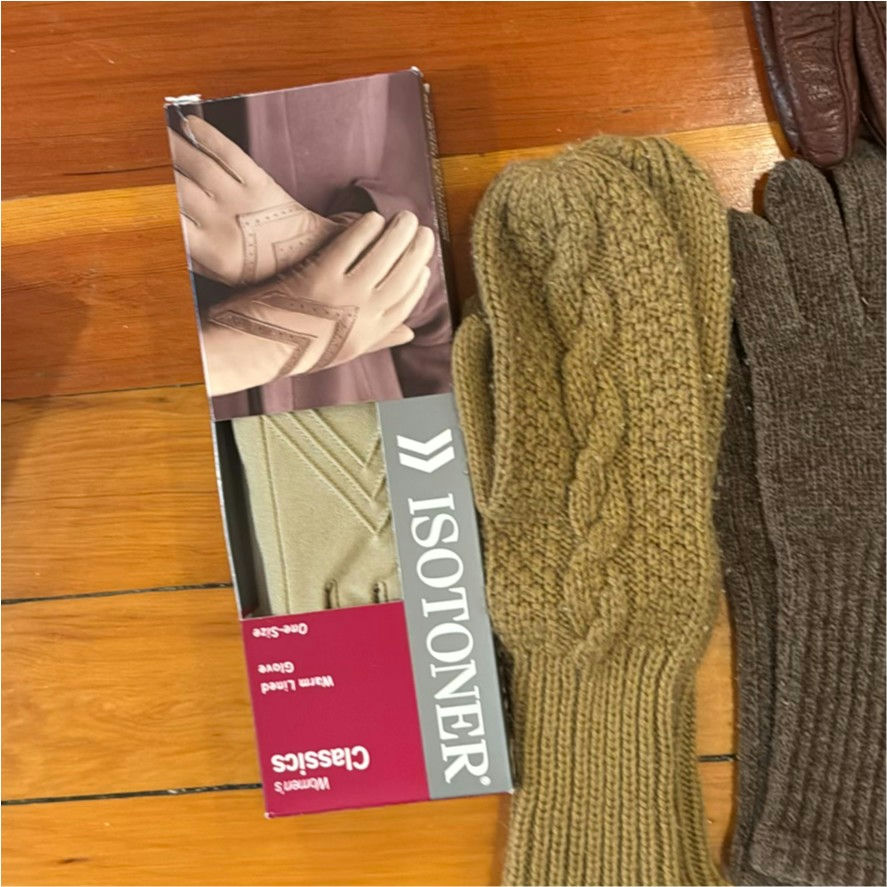 Assorted Winter Gloves with a Black Two-Drawer Organizer - image 5 of 6