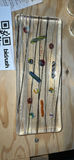 Carriage Sculpture, Fused Tray, Floral Plate, and Crystal Glassware - thumbnail 8 of 13