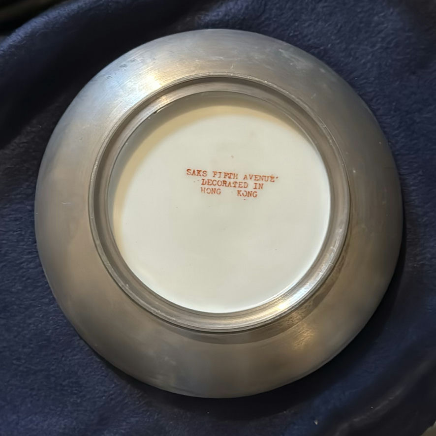 Pair of Plates: Star of David & Saks Fifth Avenue Vintage Bowl - image 5 of 5