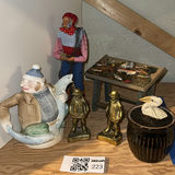 For the Fisherman in Your LIfe; Assorted decorative figurines and fish diorama - thumbnail 1 of 4