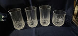 Clear Faceted Glass Tumblers - thumbnail 2 of 3
