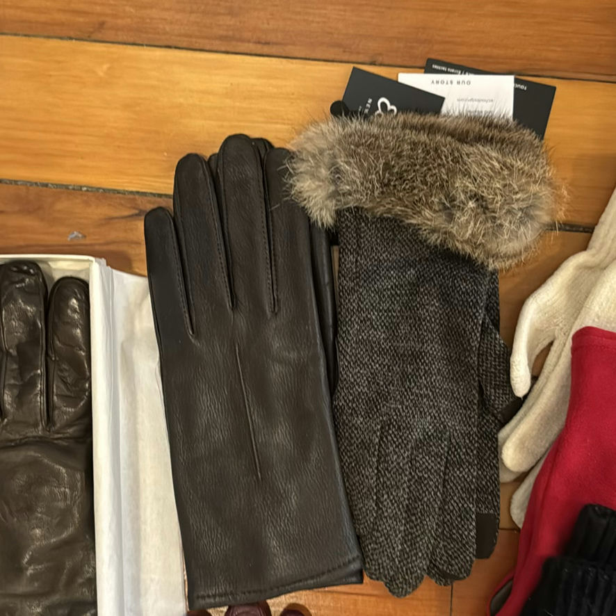 Assorted Winter Gloves with a Black Two-Drawer Organizer - image 3 of 6