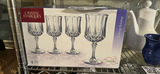 Cristal D'Arques Paris 4-Piece Crystal Goblet Set (2 boxes) 2 of 2 lots - thumbnail 1 of 3