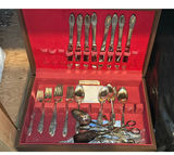 Silver Plated Set in Red Felt-Lined Box - thumbnail 1 of 3