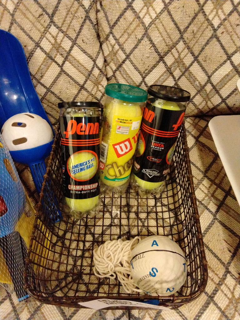 Basket of Sporting Equipment - image 2 of 3
