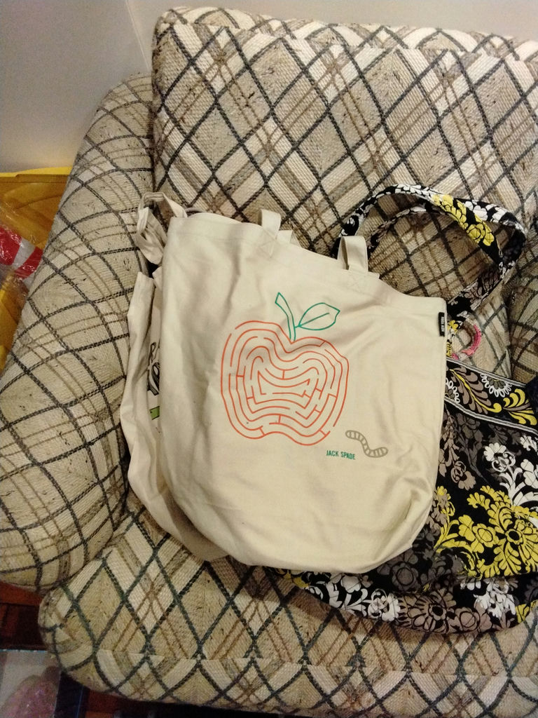 Assorted graphic tote bags - image 2 of 3