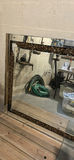Ornate floral-framed wall mirror with assorted items - thumbnail 3 of 4
