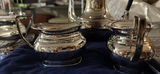 Shreve, Crump & Low Silver plate tea service set with teapot, coffee pot, sugar bowl and creamer - thumbnail 2 of 6