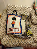 Assorted graphic tote bags - thumbnail 1 of 3
