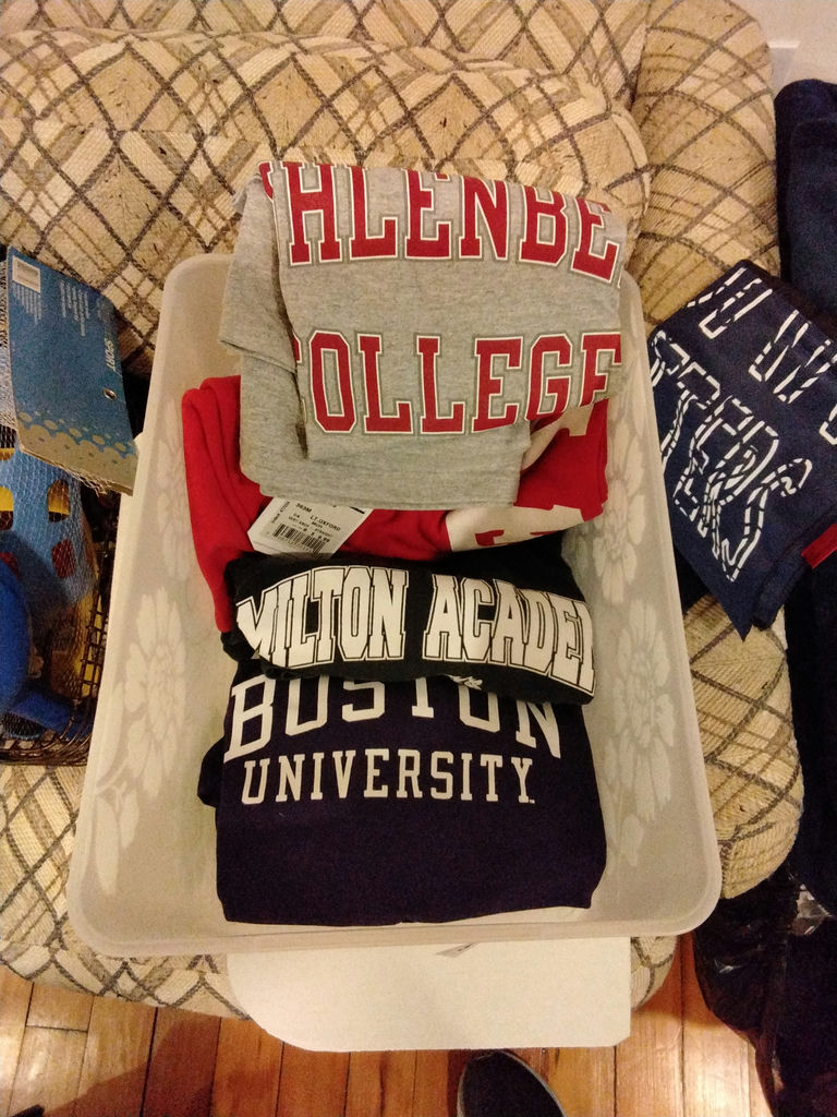 Clothing and Books in Storage Containers - image 2 of 6