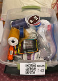 Assorted Craft Supplies and Woven Baskets - thumbnail 1 of 6