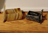 Decorative owl tealight holder with two painted candlesticks and small boxes - thumbnail 3 of 5