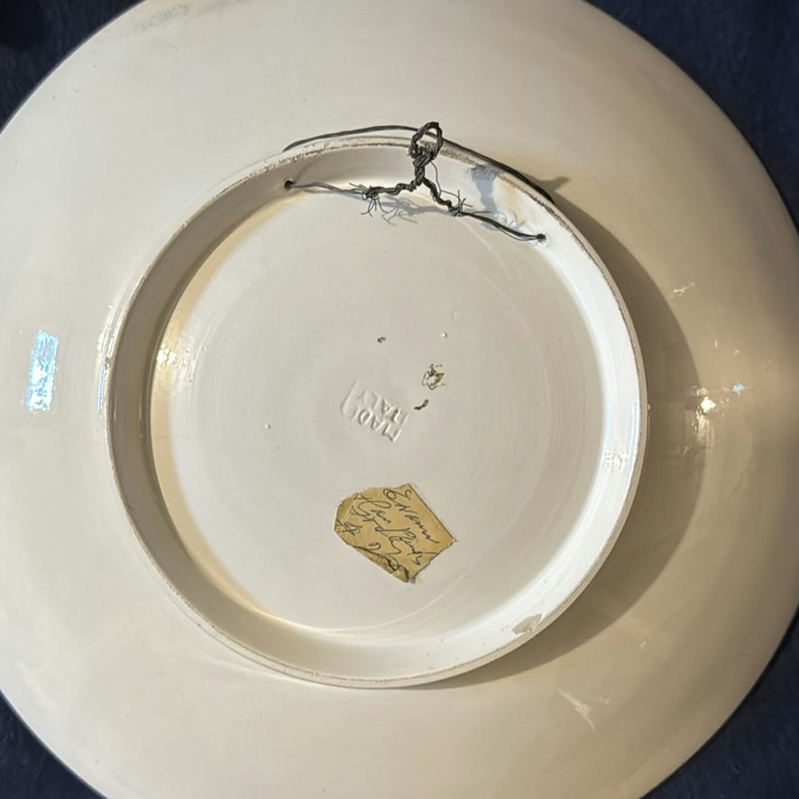 Vintage Italian Made Decorative Plate & Waechtersbach Plates (2) - image 2 of 5
