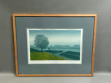 Signed Hans Hayman Landscape Woodcut 1990 - thumbnail 1 of 5