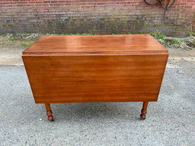 Antique Drop Leaf Dinning Table - Image 1 of 5