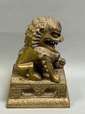 Chinese Bronze Guardian Lion Foodog Sculpture - thumbnail 3 of 5