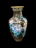 Cloisonne Bird and Floral Vase - thumbnail 1 of 5