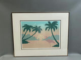 Signed Claudia Reese Serigraph "Almost Paradise" - thumbnail 1 of 5