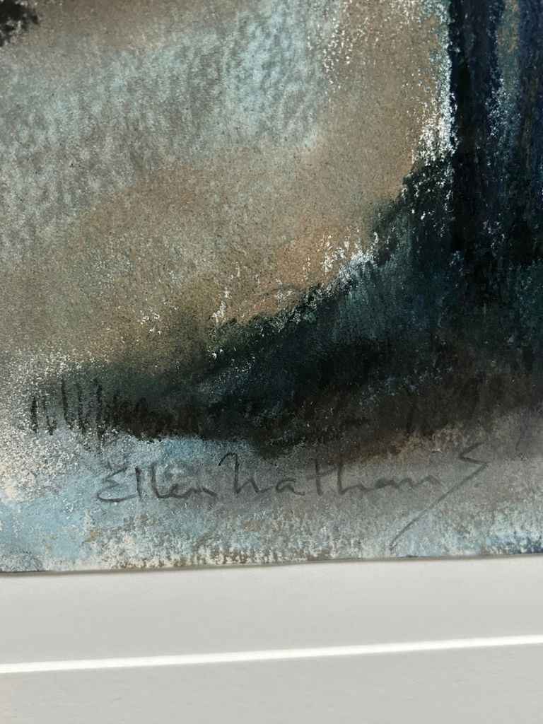 Pastel Desert Landscape Signed - image 3 of 5